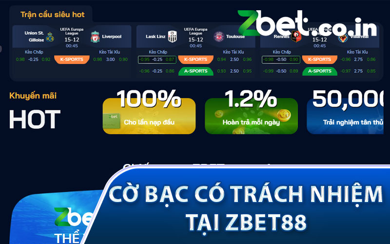 cờ bạc có trách nhiệm tại zbet88