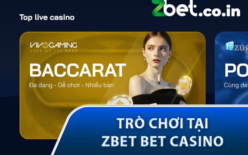 trò chơi tại zbet bet casino